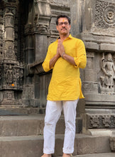 Load image into Gallery viewer, Drawstring Cotton Shorts in Beige from India - Summer Relaxation in Khaki | NOVICA