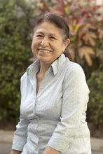 Load image into Gallery viewer, Floral Reverse Painted Glass Tray from Peru - Nightfall Flowers | NOVICA