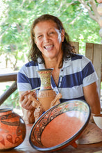 Load image into Gallery viewer, Handcrafted Ceramic Crocodile Decorative Vessel - Cafe Crocodile | NOVICA