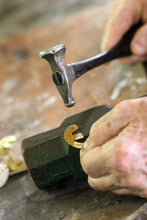 Load image into Gallery viewer, Unique Wood and Bone Cocktail Ring - Ivory Waves | NOVICA