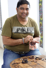 Load image into Gallery viewer, Cotton and Leather Journal with Handmade Paper - High-Rise | NOVICA