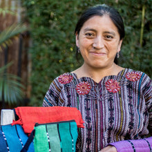 Load image into Gallery viewer, Guatemalan-Made Handwoven Teal Cotton Scarf with Fringes - Luxurious Paths | NOVICA