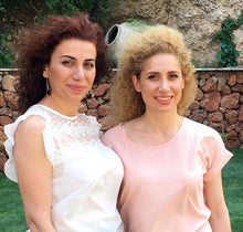 Load image into Gallery viewer, Hand-Painted Cotton Tote Bag with Armenian Monastery Motif - Blue Castle Monastery | NOVICA