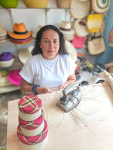 Load image into Gallery viewer, Handwoven Natural Fiber Colorful Baskets From Colombia - Nests of Nariño | NOVICA
