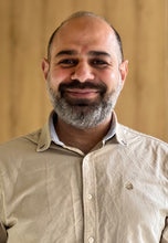 Load image into Gallery viewer, Polished Geometric Navy 18k Gold-Plated Stud Earrings - This Magical Eternity | NOVICA