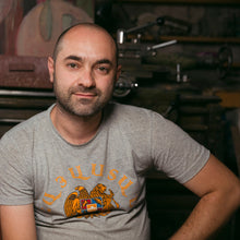 Load image into Gallery viewer, Men's Hieroglyphic-Themed Blue Leather Wristband Bracelet - Signs from the Blue Past | NOVICA