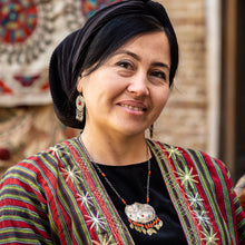 Load image into Gallery viewer, Classic Embroidered Blue and White Cotton Cushion Cover - Celestial Romance | NOVICA