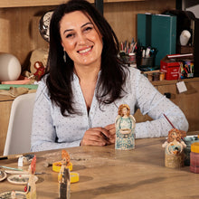 Load image into Gallery viewer, Armenian Hand-Painted Glazed Ceramic Floral Jewelry Box - Nature and Dots | NOVICA