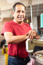 Load image into Gallery viewer, Knit Alpaca Blend Hooded Poncho in Graphite from Peru - Adventurous Style in Slate | NOVICA