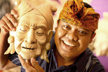 Load image into Gallery viewer, Wood mask - Long Nosed Clown | NOVICA