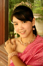 Load image into Gallery viewer, Amethyst and Quartz Dangle Earrings - Thai Harmony | NOVICA