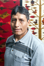 Load image into Gallery viewer, Geometric Patterned Handloomed Wool Area Rug in Red (2x3) - Vicus | NOVICA