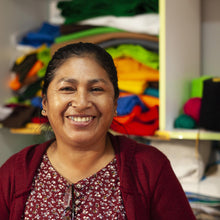 Load image into Gallery viewer, Hand Made Cotton Arpillera Decorative Mitts Featuring Llamas - Llama Walk | NOVICA