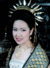 Load image into Gallery viewer, Cotton Sling Handbag from Thailand - Crimson Lotus | NOVICA