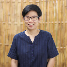 Load image into Gallery viewer, Faceted Emerald Stud Earrings from Thailand - Verdant Marvel | NOVICA