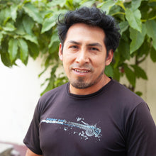 Load image into Gallery viewer, Fair Trade Reverse Painted Glass Wall Mirror from Peru - Colorful Reflection | NOVICA