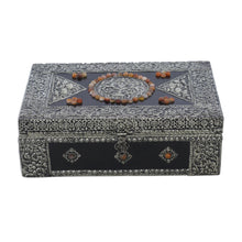 Load image into Gallery viewer, Hand Made Brass Repoussé Jewelry Box - Charisma | NOVICA