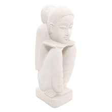 Load image into Gallery viewer, Handmade Stone Sculpture - Sensitive Mood | NOVICA