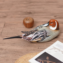 Load image into Gallery viewer, Indonesian Wood Bird Sculpture - Posing Pintail Duck | NOVICA