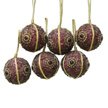 Load image into Gallery viewer, Beaded ornaments (Set of 6) - Christmas Magic | NOVICA