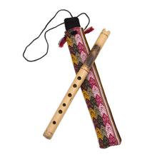 Load image into Gallery viewer, Peruvian Bamboo Quena Flute - Night Owl | NOVICA