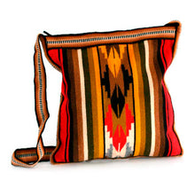Load image into Gallery viewer, Hand Made Women's Alpaca Blend Shoulder Bag - Andean Warmth | NOVICA
