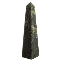 Load image into Gallery viewer, Geometric Jade Obelisk Sculpture from Peru (Large) - Prosperity | NOVICA