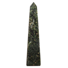 Load image into Gallery viewer, Geometric Jade Obelisk Sculpture from Peru (Large) - Prosperity | NOVICA