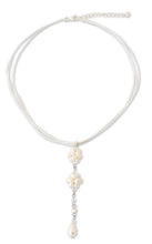 Load image into Gallery viewer, Pearl Choker Necklace - Floral Elegance | NOVICA