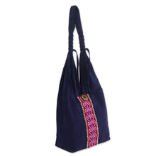 Load image into Gallery viewer, Cotton handbag - Rose River | NOVICA