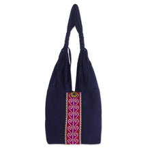 Load image into Gallery viewer, Cotton handbag - Rose River | NOVICA