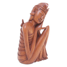 Load image into Gallery viewer, Wood statuette - Balinese Man | NOVICA