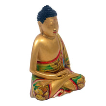 Load image into Gallery viewer, Hand Made Wood Sculpture - Buddha in Meditation | NOVICA
