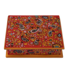 Load image into Gallery viewer, Hand Crafted Peruvian Wood Jewelry Box - Passion | NOVICA