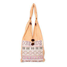 Load image into Gallery viewer, Cotton sling bag - Infinite Happiness | NOVICA