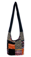 Load image into Gallery viewer, Cotton sling tote bag - Hmong Colors | NOVICA