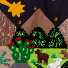 Load image into Gallery viewer, Unique Christianity Applique Folk Art Wall Hanging - Christmas Star | NOVICA