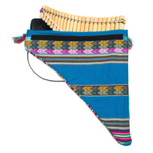 Load image into Gallery viewer, Peruvian Bamboo Wind Panpipe with Case - Andean Zampona | NOVICA