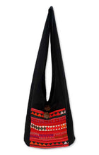 Load image into Gallery viewer, Handcrafted Cotton Shoulder Bag - Akha Dreams | NOVICA