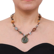 Load image into Gallery viewer, Handcrafted Jade Beaded Necklace - Ultimate Harmony | NOVICA