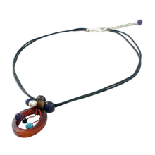 Load image into Gallery viewer, Handcrafted Agate Necklace - Lush Cosmos | NOVICA