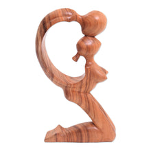 Load image into Gallery viewer, Romantic Wood Sculpture - So in Love | NOVICA