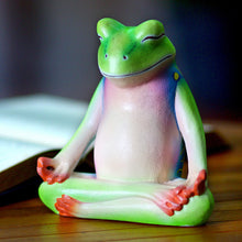 Load image into Gallery viewer, Wood sculpture - Tree Frog Meditates | NOVICA