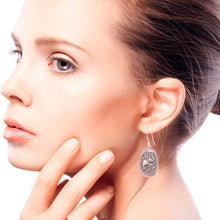 Load image into Gallery viewer, Sterling silver flower earrings - Elephant Roses | NOVICA