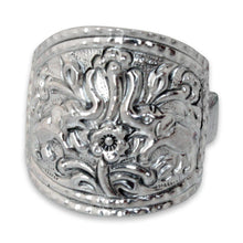 Load image into Gallery viewer, Sterling Silver Cocktail Ring - Spring Elephants | NOVICA
