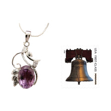 Load image into Gallery viewer, Amethyst flower necklace - Nostalgia | NOVICA