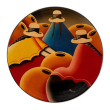 Load image into Gallery viewer, Ceramic plate - Women of the Highlands | NOVICA