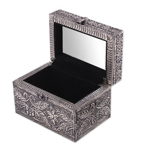 Load image into Gallery viewer, Brass Jewelry Box from India - Persian Paradise | NOVICA