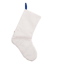 Load image into Gallery viewer, Applique Christmas stocking - Winter Wonderland | NOVICA