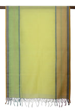 Load image into Gallery viewer, Hand Made Women's Wrap Cotton Silk Blend Shawl - Maheshwari Sun | NOVICA